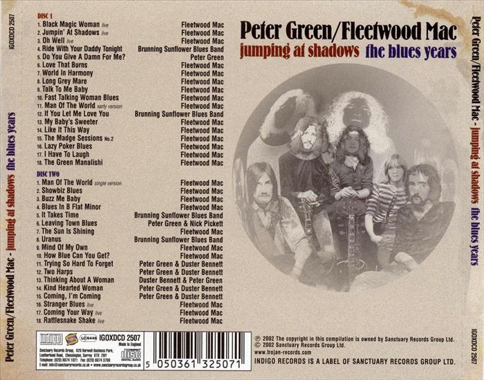 Peter Green-Jumpi... - Peter Green - Fleetwood Mac - 2002 - Jumping At Shadows, The Blues Years - xBack.jpg