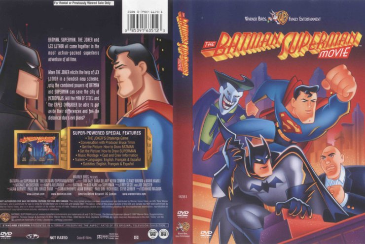 The Batman Superman Movie - Worlds Finest - The Batman Superman Movie Worlds Finest 1998 Front Cover.jpg