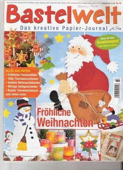 czasopisma i ksiązki dekoracje z szablonami - Bastelwelt - Frhliche Weihnachten.jpg