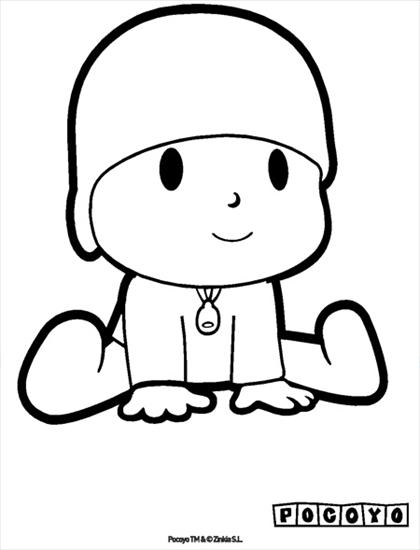 Pocoyo - Pocoyo - kolorowanka 27.jpg