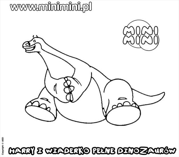 Harry i wiaderko pełne dinozaurów - Harry i wiaderko - kolorowanka 19.jpg