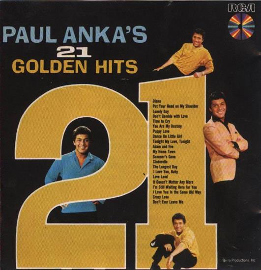 1963 - Paul Anka - 21 Golden Hits - Paul Anka - 21 Golden Hits-Front.jpg