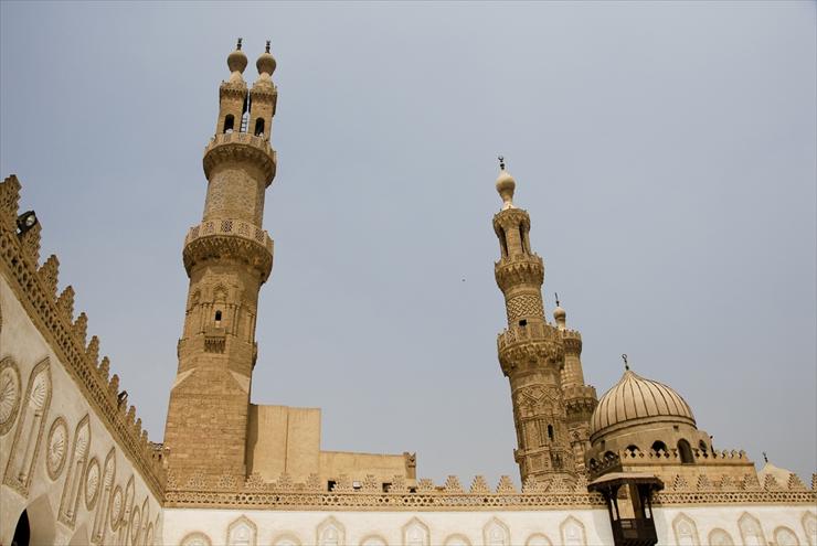 Architektura  islamu - Al Azhar Mosque in Cairo - Egypt.jpg