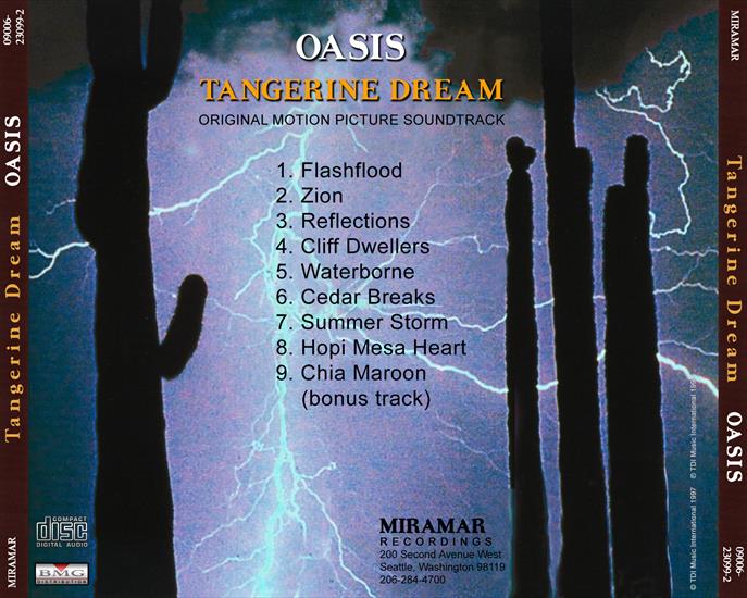 Galeria - Tangerine Dream - Oasis - Soundtrack - Back.jpg