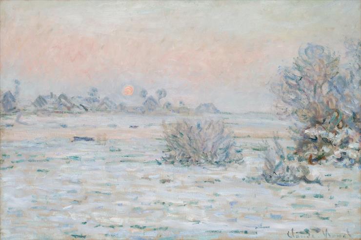 1879-1890 - Claude Monet - Winter Sun, Lavacourt 1879-1880.jpg