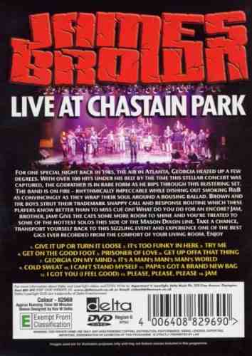 James Brown - Live At Chastain Park Atlanta, 1985 - James Brown - Live At Chastain Park Atlanta, 1985 -Back.jpg