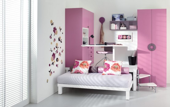 Pokój dziecięco - młodzieżowy - small-pink-teenage-loft-bedroom-554x351.jpg