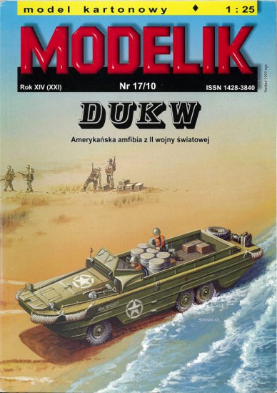 Modelik 2010-17 - DUKW amerykańska amfibia z II wojny światowej - 01.jpg