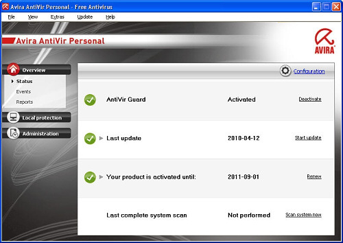 Avira AntiVir Personal - Free Antivirus 10.0.0.561 - Avira AntiVir Personal - Free Antivirus 10.0.0.561.jpg