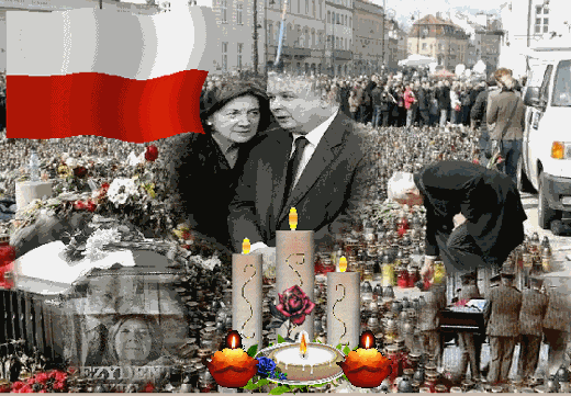 Gify- ku pamięci - Tragedia w Smoleńsku-Prezydent Lech Kaczyński i Maria Kaczyńska nie żyją.gif