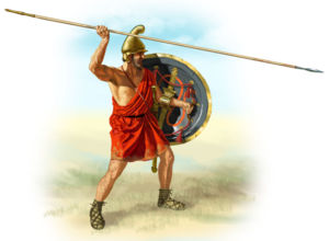 Macedonia starożytna do śmierci Aleksandra Wielkiego, obrazy - 300px-Hypaspist.jpg