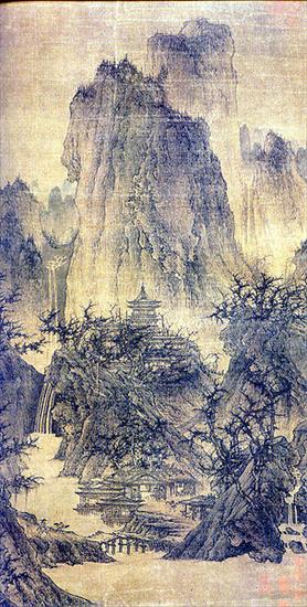 Sztuka chińska - Buddyjska świątynia w górach Li Cheng.jpg