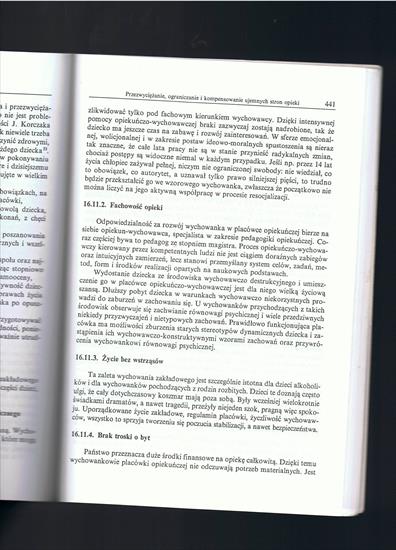 Dąbrowski - Węzłowe problemy opieki i wychowania w domu dziecka 2 rozdziały - str. 331-352, 419-445 - 441.jpg