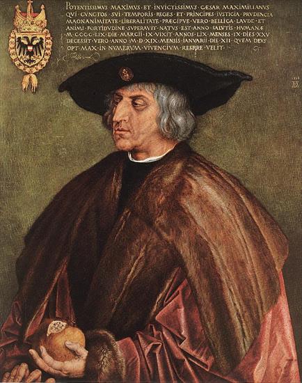 Drer, Albrecht  1471-1528 - DRER PORTRAIT OF EMPEROR MAXIMILIAN I,1518, KUNSTHISTORISCH.JPG