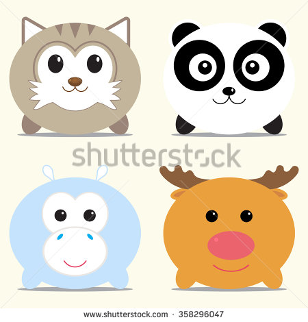 Zwierzaki - stock-vector-set-of-four-cute-round-animals-raccoon-pa...-hippo-and-deer-vector-illustration-for-menu-358296047.jpg