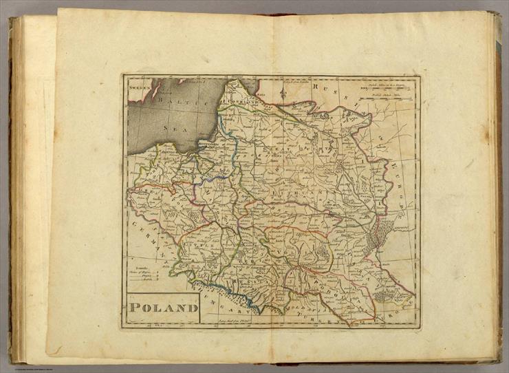 MAPA PL wojskowa mapa pl lata 90 uw - Angielska mapa Polski w XVIII wieku zazn. I rozbiór.jpg