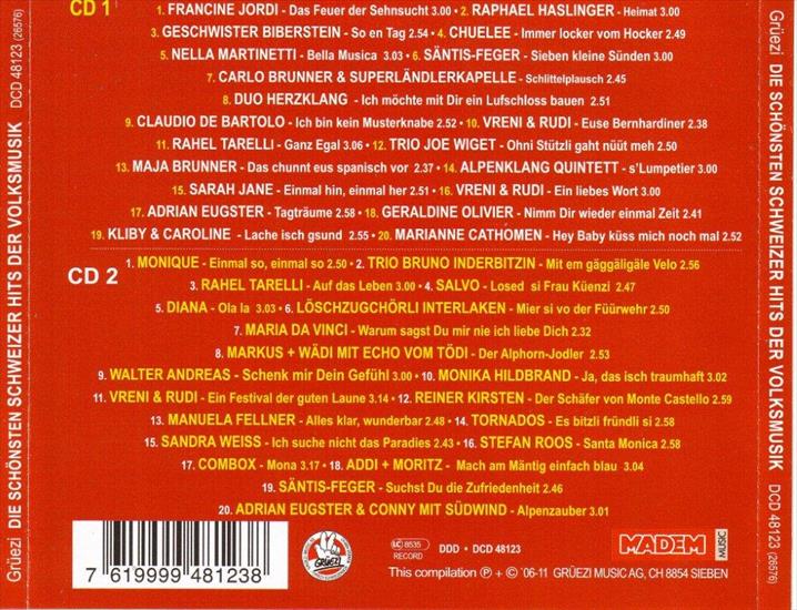 Covers - Die schnsten Schweizer Hits der Volksmusik - Cover 2007 - back.jpg