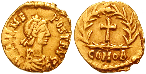 Rzym starożytny - cesarze rzymscy - obrazy - 8-2. Cesarz zachodniorzymski w lartach 474 - 475r.jpg