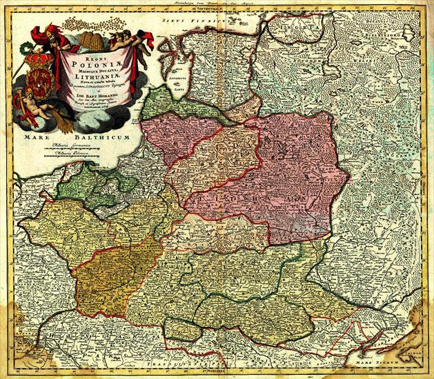 STARE mapy Polski 122 pliki - 1739 Regni_Poloniae_Ducatus_Lithuaniae_1739.jpg