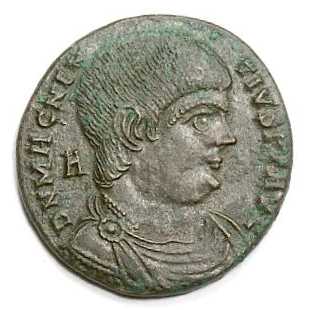 Rzym starożytny - uzurp... - 7-29. Imperator Caesar Magnus Magnentius Augu...s uzurpator na zachodzie w latach 350 - 353 r.jpg