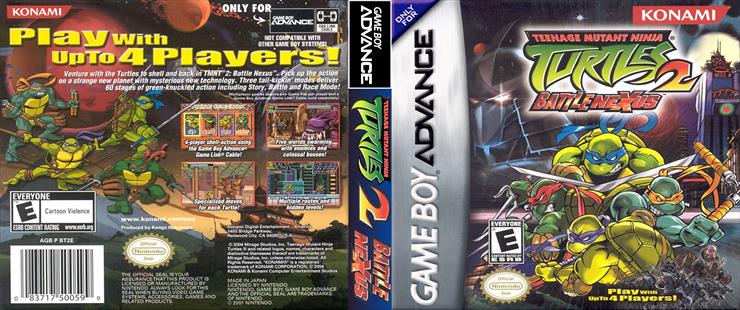  Covers Game Boy Advance - Teenage Mutant Ninja Turtles 2 Battle Nexus Game Boy Advance gba - Cover.jpg