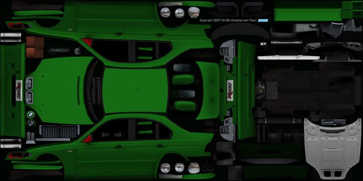Car textures .dds Race07 - BMW 320i Body grn.png