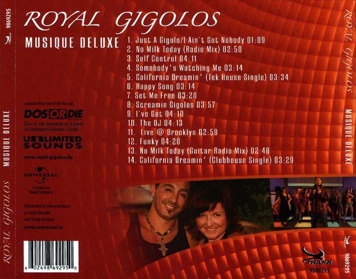 Royal Gigolos - Deluxe Music 2005 - Royal Gigolos - Musique Deluxe Back1.jpg
