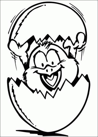 Wielkanoc - ksero - WIELKANOC kurczaczki - kolorowanka 86.GIF
