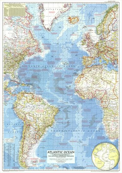 Mapy National Geographic. 539 map. Wysoka jakość - Atlantic Ocean 1955.jpg