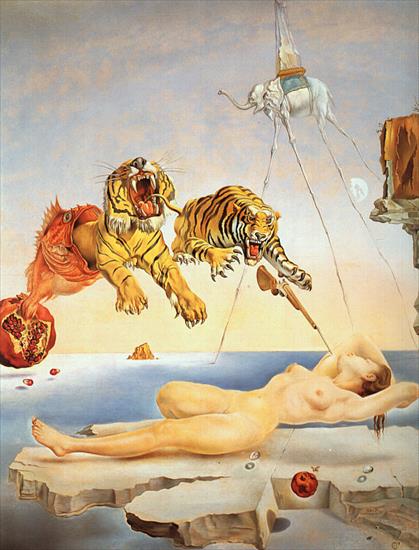 Dali, Salvador 1904-1989 - DAL DREAM CAUSED BY THE FLIGHT OF A BEE AROUND A POMEGRANIT.JPG