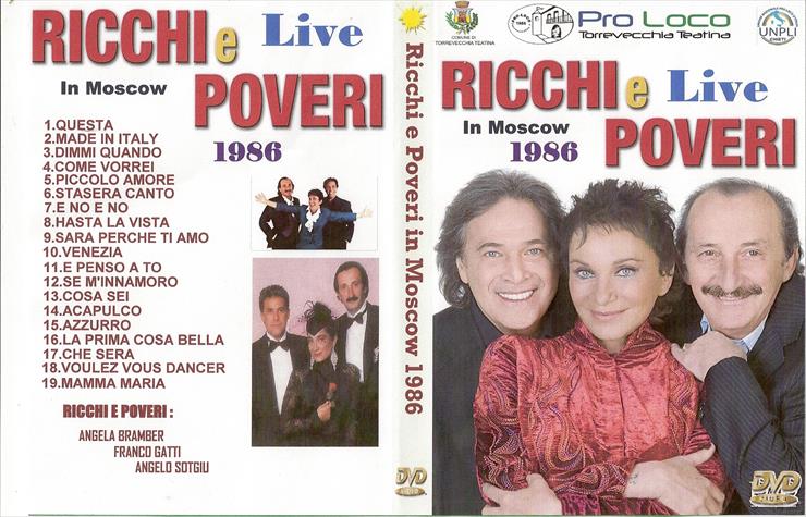 Płyty DVD - Disco 70-80 -90 Prywatna Kolekcja - Ricchie E Poveri - Live In Moscow 1986.jpg