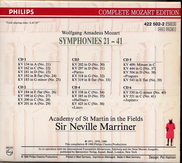 Volume 2 - Symphonies - Scans - Volume 2 - Symphonies 21 - 41 - Box Back.jpg