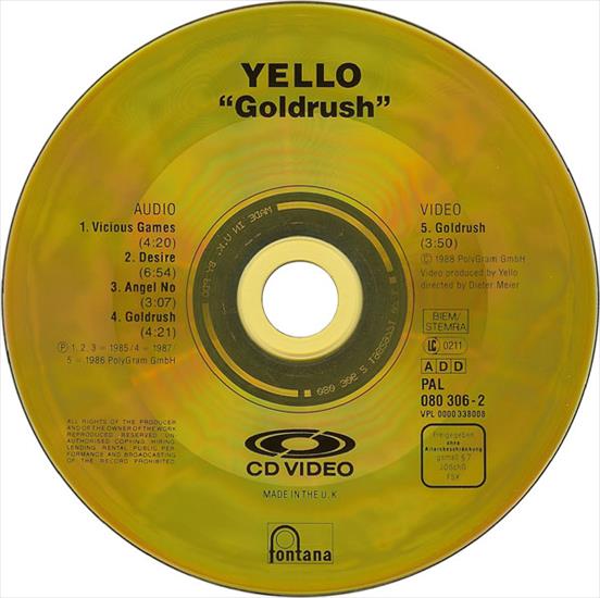 - Yello-1986 Goldrush MaxiSingle by antypek - 1986-Goldrush Maxi CDdisc.jpg