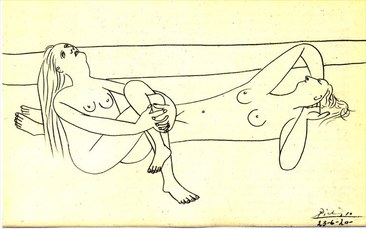 Picasso 1920 - Picasso Nudes in Reverie. 1920.jpg