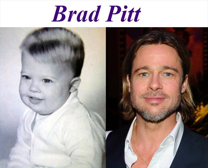 Jak gwiazdy wyglądały w dzieciństwie - Brad Pitt.jpg