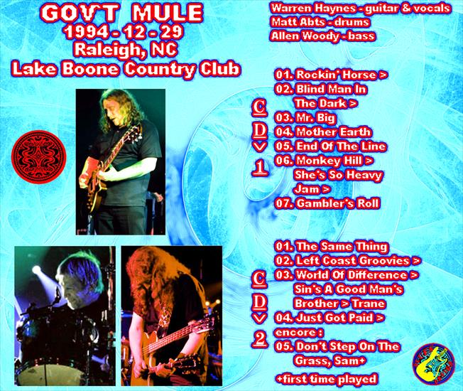 GM - 1994 - 12-29 - Lake Boone Country Club - Govt Mule 1994-12-29 back.jpg