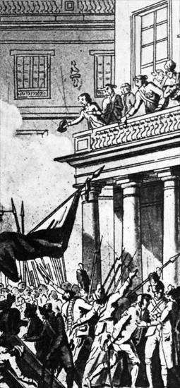 Iconographie De La Revoluti... - 1789 10 6 La famille royale au balcon du ch...rsailles alors que la foule scande  A Paris.jpg